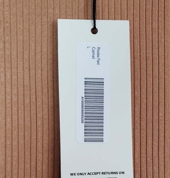 Rhodes Pant by Lett Knit Flare Loungewear Pant in Camel Like Skims - Picture 5 of 6